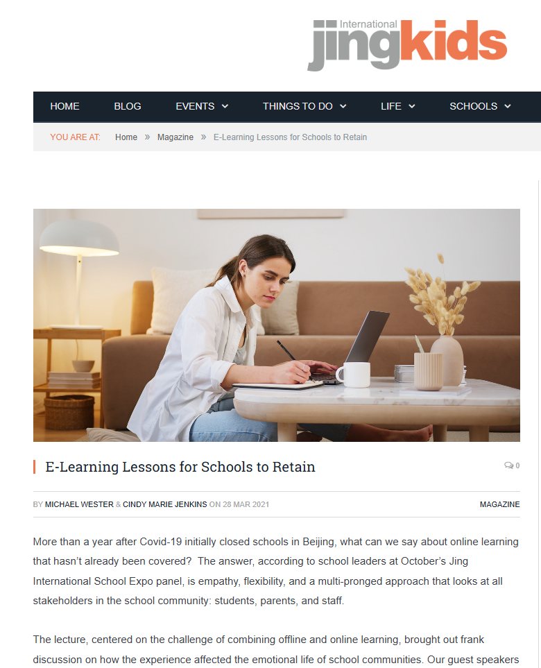 E-Learning Lessons for Schools to Retain