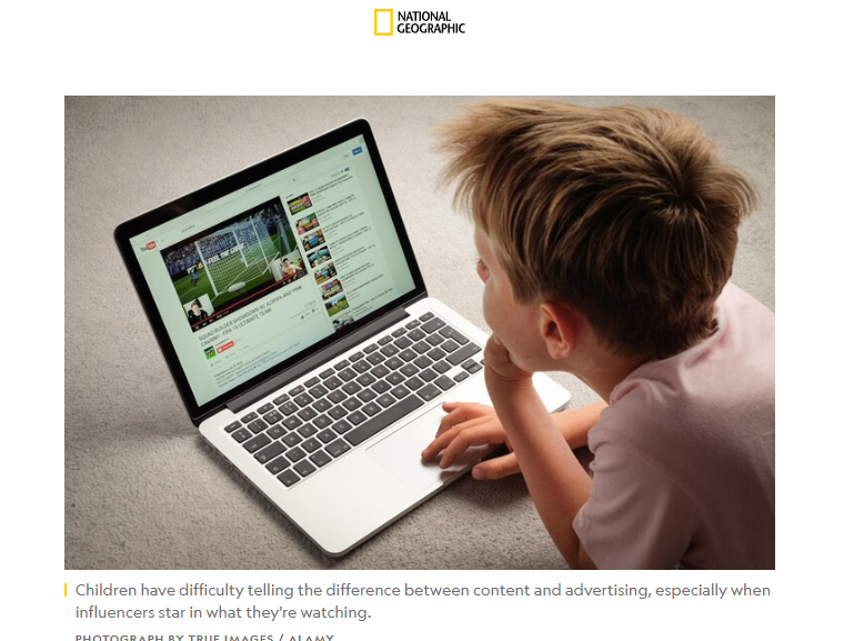 screenshot of National Geographic Magazine